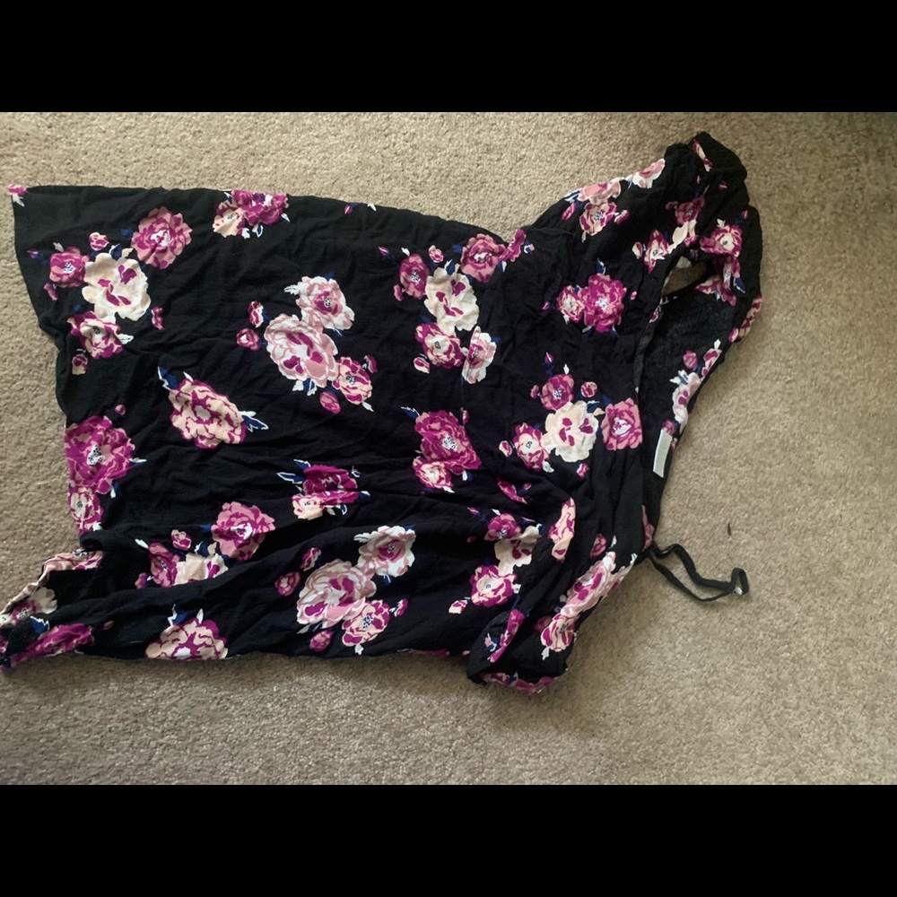 One shoulder ruffled top